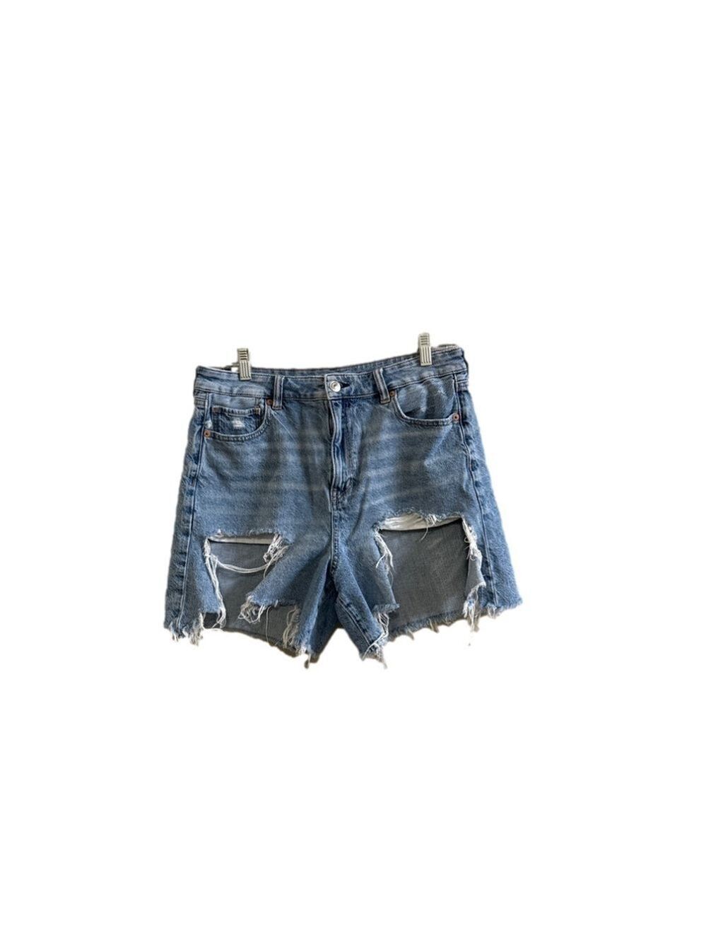 Women's American Eagle Baggy Mom Shorts. Ripped/Distressed. Size 10